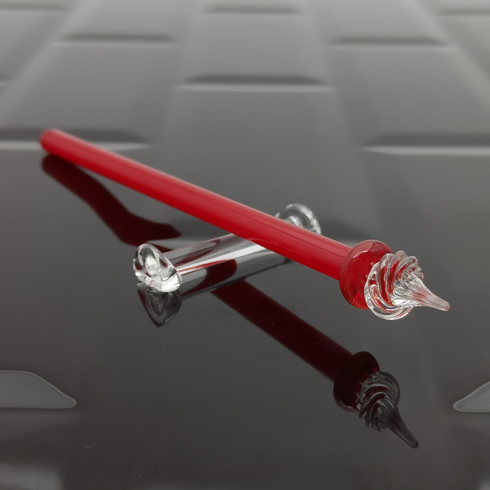 Lirik Kırmızı Cam Kalem Seti Lirik Kırmızı Cam Kalem Seti