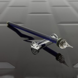 Lyric Purple Glass Dip Pen Set