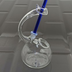 Lyric Sax Blue Green Glass Dip Pen Set