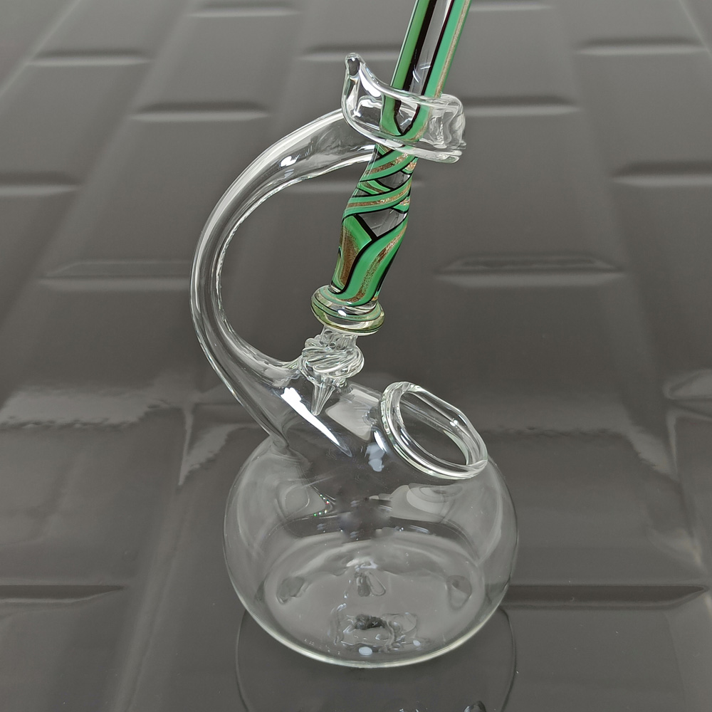 Orient Green Glass Dip Pen Set