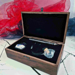 Çeşm-i Bülbül Orient Kırmızı Cam Kalem Seti Çeşm-i Bülbül Orient Kırmızı Cam Kalem Seti