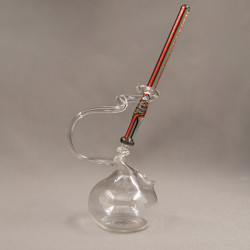 Klasik Orient Turuncu Cam Kalem Seti