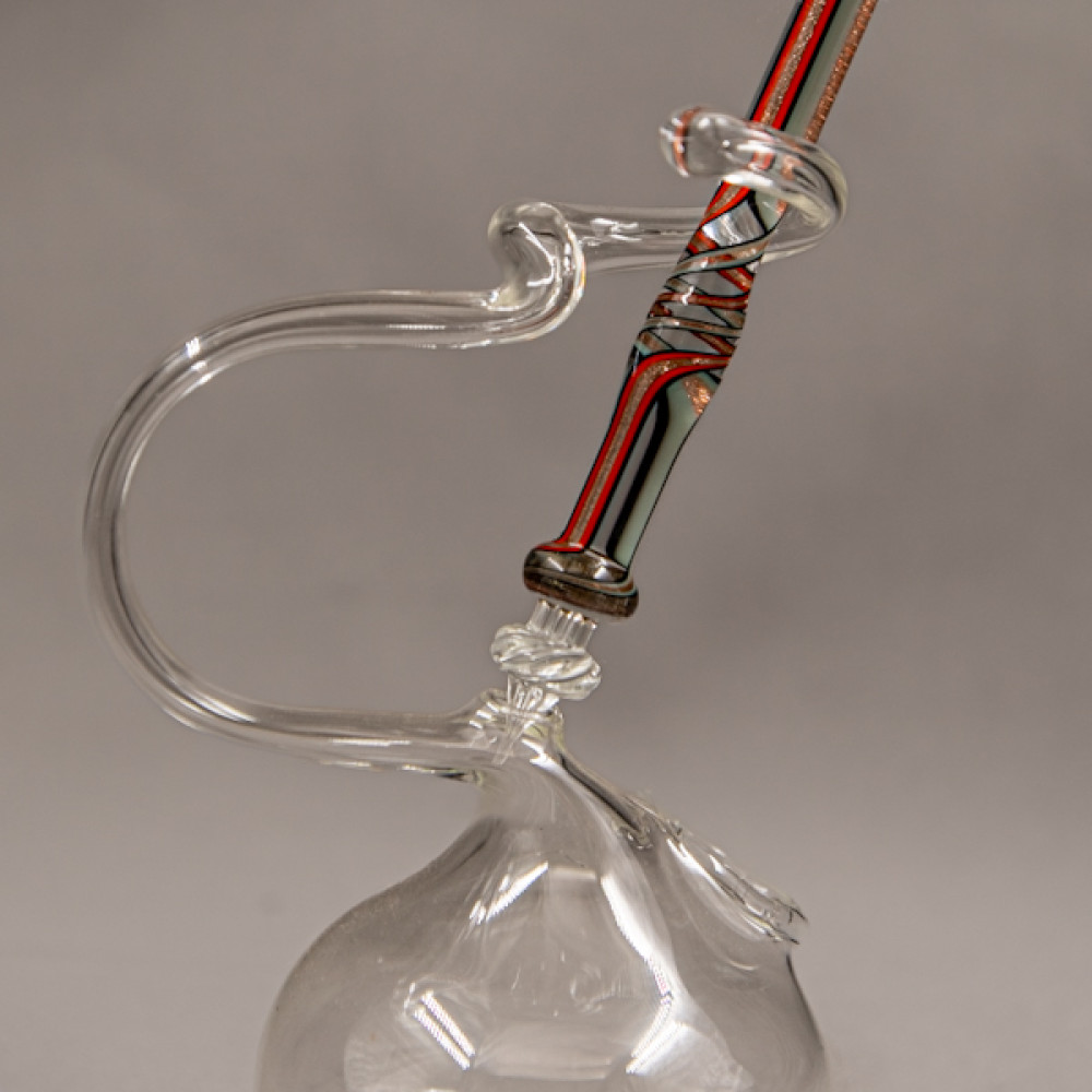 Klasik Orient Turuncu Cam Kalem Seti