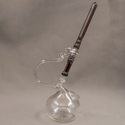 Klasik Orient Siyah Kahve Cam Kalem Seti