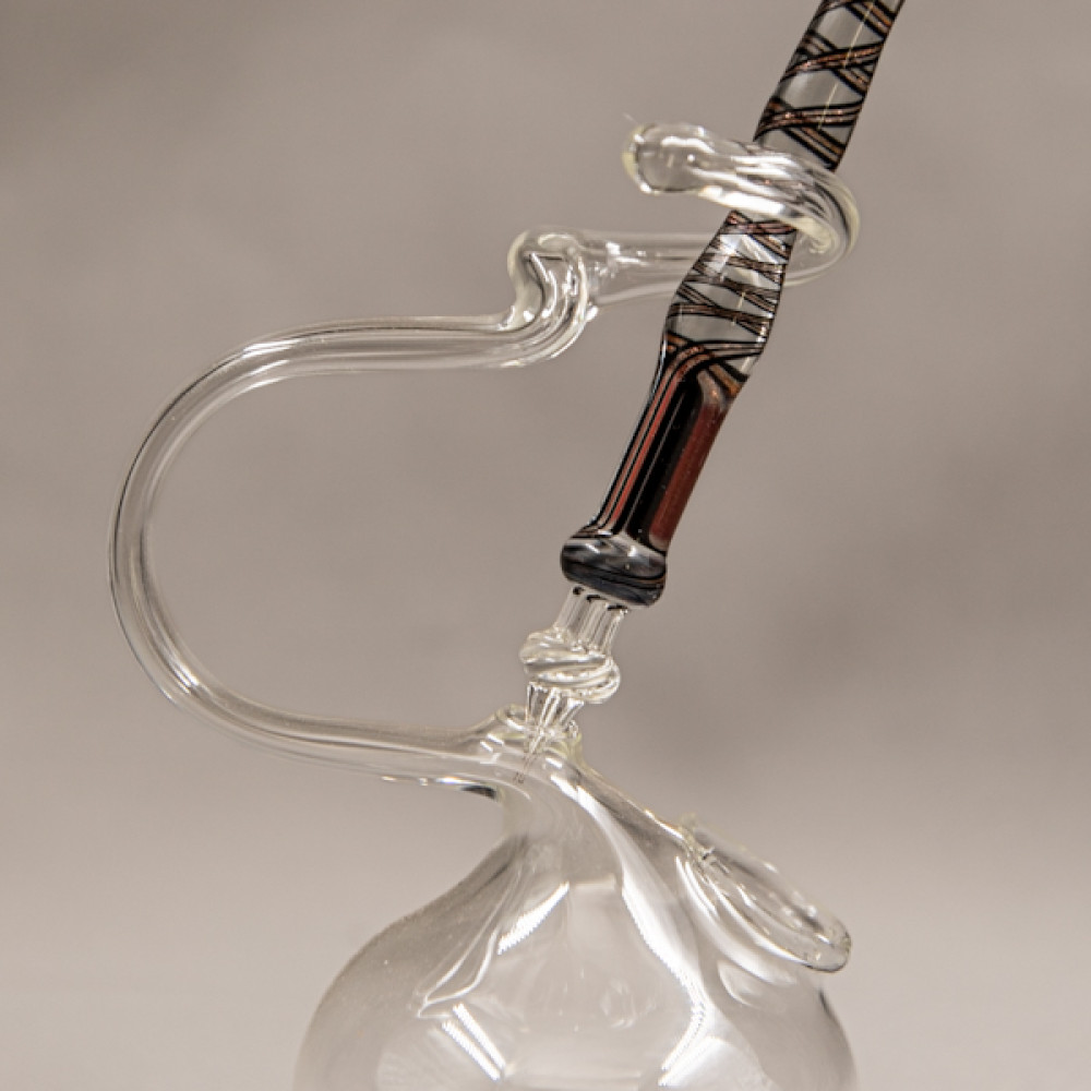 Klasik Orient Siyah Kahve Cam Kalem Seti