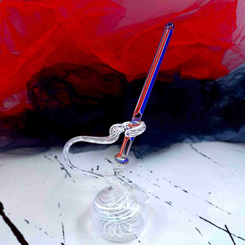 Çeşm-i Bülbül Orient Kırmızı Cam Kalem Seti Çeşm-i Bülbül Orient Kırmızı Cam Kalem Seti