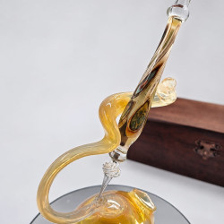 Özel Koleksiyon "AMBER" Cam Kalem Seti